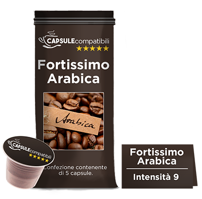 Fortissimo Arabica - Capsule compatibili per Nespresso
